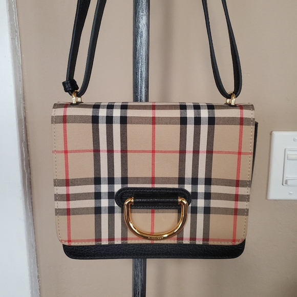 Burberry Check Crossbody Bag - Picture 1 of 6